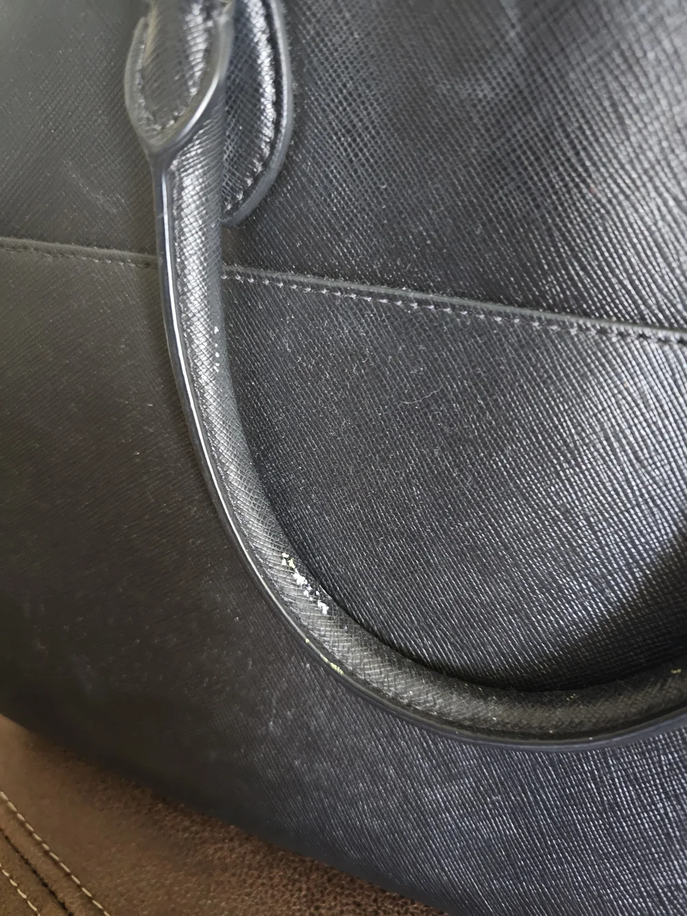 kate spade Black Saffiano Leather Crossbody Satchel & Wallet